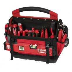 Milwaukee 15 in. PACKOUT Tote with Tool Bag -Tool Storage Online Shop red milwaukee modular tool storage systems 48 22 8315 48 22 8180 1d 1000