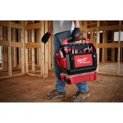 Milwaukee 15 in. PACKOUT Tote with Tool Bag -Tool Storage Online Shop red milwaukee modular tool storage systems 48 22 8315 48 22 8180 1f 1000