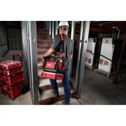 Milwaukee 15 in. PACKOUT Tote with Compact Organizer -Tool Storage Online Shop red milwaukee modular tool storage systems 48 22 8315 48 22 8435 fa 1000