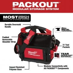 Milwaukee 15 in. PACKOUT Tote -Tool Storage Online Shop red milwaukee modular tool storage systems 48 22 8315 e1 1000
