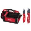 Milwaukee 20 in. PACKOUT Tote with Fastback Folding Utility Knife Set (2-Pack) 1 Milwaukee 20 in. PACKOUT Tote with Fastback Folding Utility Knife Set (2-Pack) -Tool Storage Online Shop red milwaukee modular tool storage systems 48 22 8320 48 22 1503 64 1000