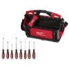 Milwaukee 20 in. PACKOUT Tote with Screwdriver Set (8-Piece) 1 Milwaukee 20 in. PACKOUT Tote with Screwdriver Set (8-Piece) -Tool Storage Online Shop red milwaukee modular tool storage systems 48 22 8320 48 22 2718 64 1000