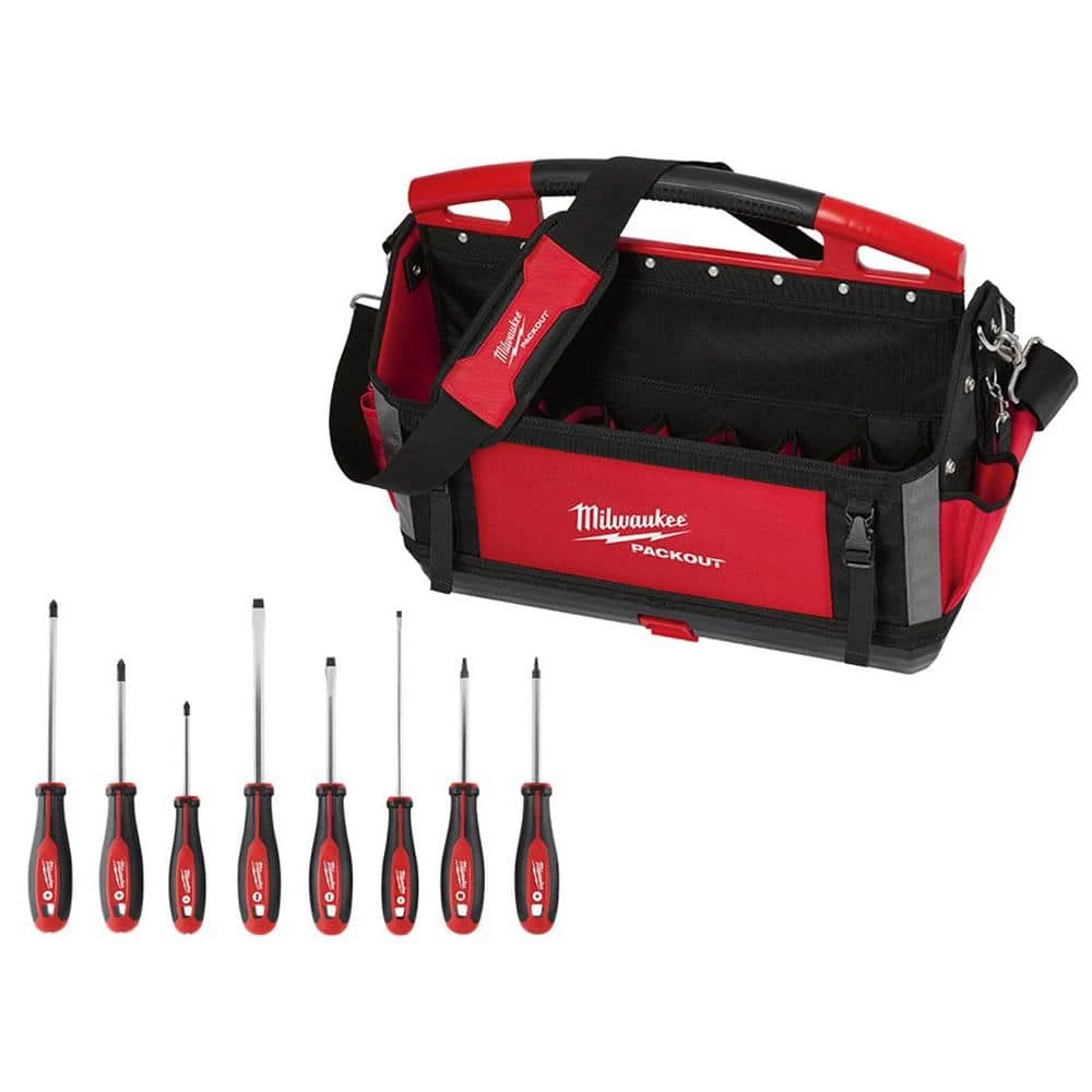 Milwaukee 20 in. PACKOUT Tote with Screwdriver Set (8-Piece) 3 Milwaukee 20 in. PACKOUT Tote with Screwdriver Set (8-Piece)