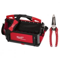 Milwaukee 20 in. PACKOUT Tote with 6-in-1 Wire Stripper Pliers
