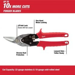 Milwaukee 20 in. PACKOUT Tote with Aviation Snips (3-Pack) -Tool Storage Online Shop red milwaukee modular tool storage systems 48 22 8320 48 22 4533 1d 1000