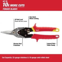 Milwaukee 20 in. PACKOUT Tote with Aviation Snips (3-Pack) -Tool Storage Online Shop red milwaukee modular tool storage systems 48 22 8320 48 22 4533 40 1000