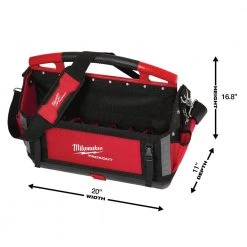 Milwaukee 20 in. PACKOUT Tote with 25 ft Compact Tape Measure 15 Milwaukee 20 in. PACKOUT Tote with 25 ft Compact Tape Measure -Tool Storage Online Shop red milwaukee modular tool storage systems 48 22 8320 48 22 6625 40 1000