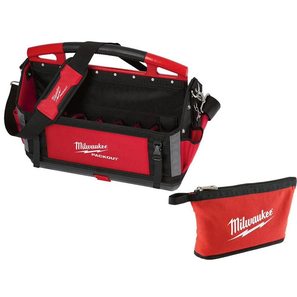 Milwaukee 20 in. PACKOUT Tote with Tool Bag 3 Milwaukee 20 in. PACKOUT Tote with Tool Bag