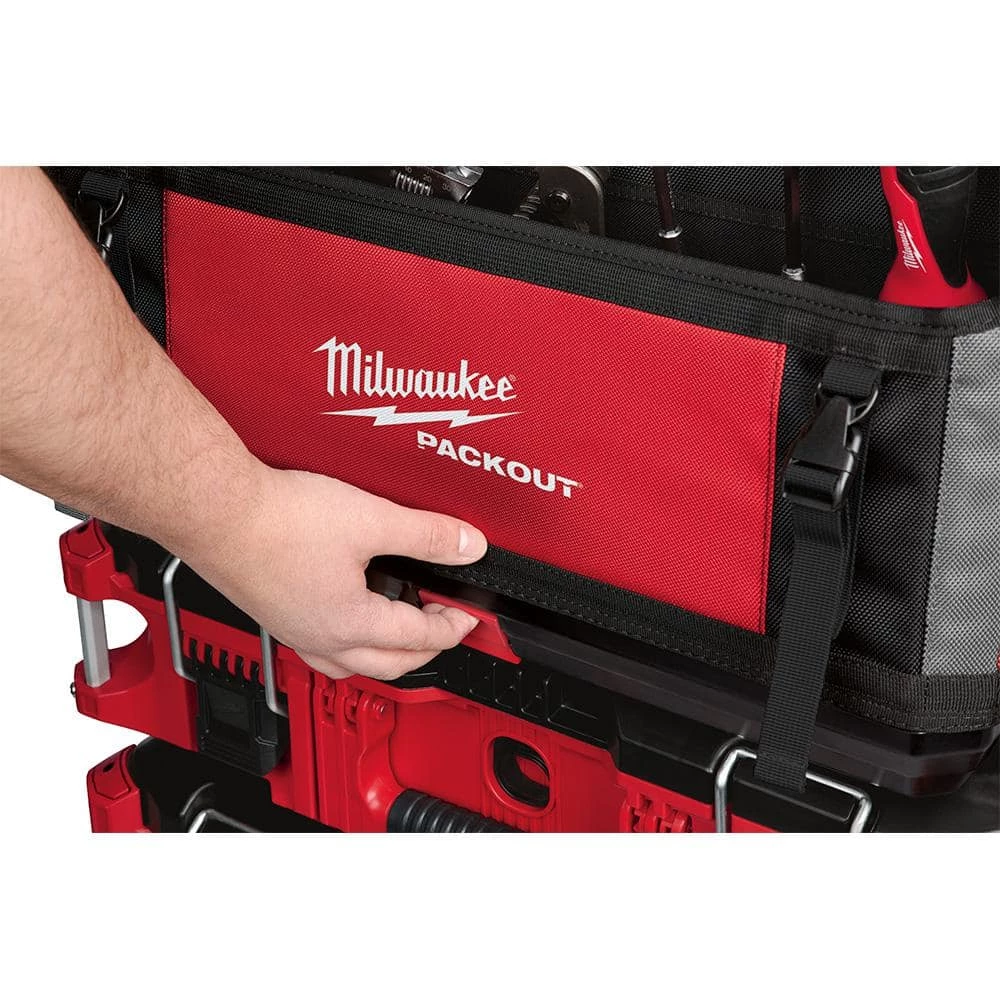 Milwaukee 20 in. PACKOUT Tote with Tool Bag 10 Milwaukee 20 in. PACKOUT Tote with Tool Bag - Image 8