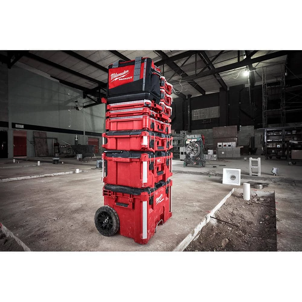 Milwaukee 20 in. PACKOUT Tool Bag with Multi-Size Zipper Tool Bags in Red (3-Pack) 11 Milwaukee 20 in. PACKOUT Tool Bag with Multi-Size Zipper Tool Bags in Red (3-Pack) - Image 9