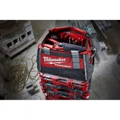 Milwaukee 20 in. PACKOUT Tool Bag with BIG HAWG Carbide Hole Saw Kit with PACKOUT Case (9-Piece) 22 Milwaukee 20 in. PACKOUT Tool Bag with BIG HAWG Carbide Hole Saw Kit with PACKOUT Case (9-Piece) -Tool Storage Online Shop red milwaukee modular tool storage systems 48 22 8322 49 56 9295 4f 1000