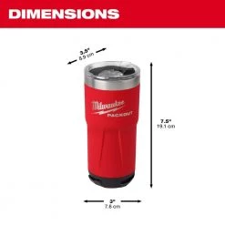 Milwaukee PACKOUT Red 20 oz. Tumbler 18 Milwaukee PACKOUT Red 20 oz. Tumbler -Tool Storage Online Shop red milwaukee modular tool storage systems 48 22 8392r 40 1000