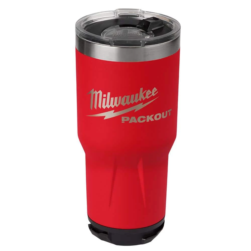 Milwaukee PACKOUT Red 30 oz. Tumbler 3 Milwaukee PACKOUT Red 30 oz. Tumbler