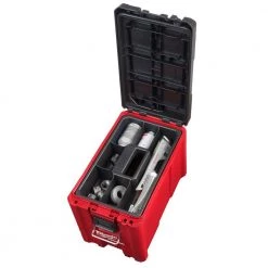 Milwaukee PACKOUT 10 in. Compact Portable Tool Box with Adjustable Dividers and Interior Storage Tray -Tool Storage Online Shop red milwaukee modular tool storage systems 48 22 8422 1d 1000