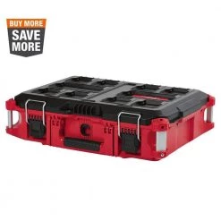 Milwaukee PACKOUT 22 in. Medium Red Tool Box with 75 lbs. Weight Capacity