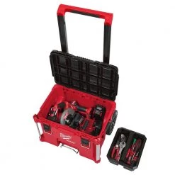 Milwaukee PACKOUT 22 in. Rolling Tool Box/22 in. Large Tool Box/18.6 in. Tool Storage Crate Bin -Tool Storage Online Shop red milwaukee modular tool storage systems 48 22 8426 48 22 8425 48 22 8440 44 1000