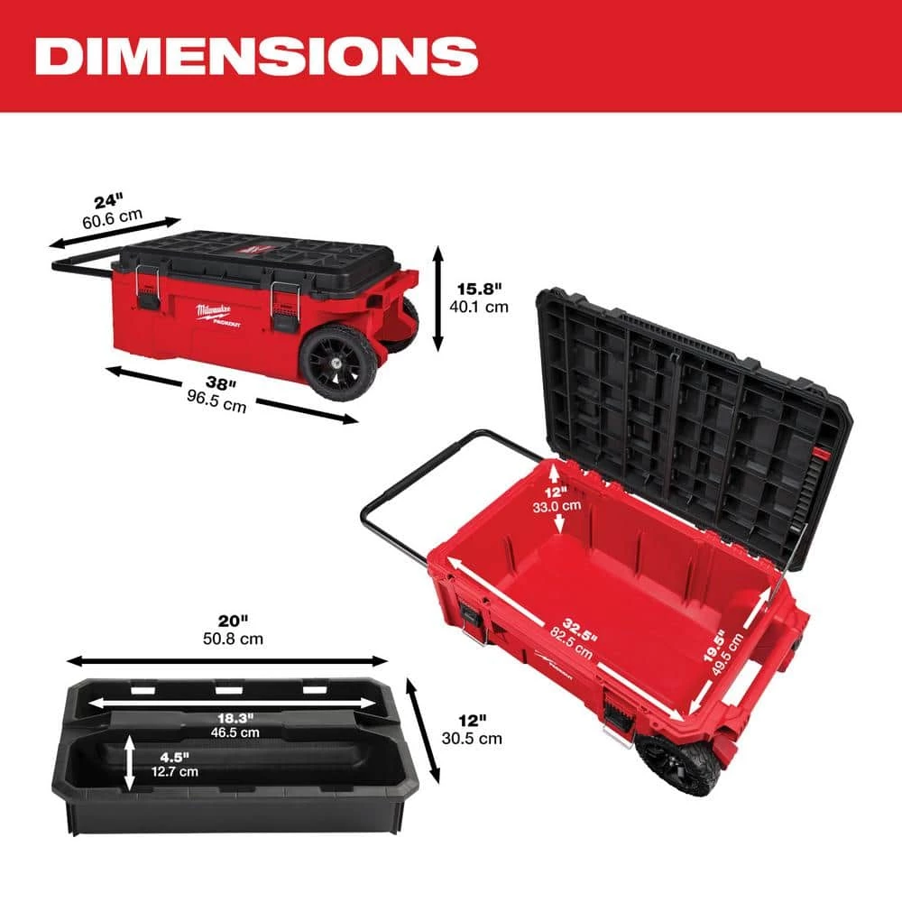 Milwaukee PACKOUT 38 in. Rolling Tool Chest 5 Milwaukee PACKOUT 38 in. Rolling Tool Chest - Image 3