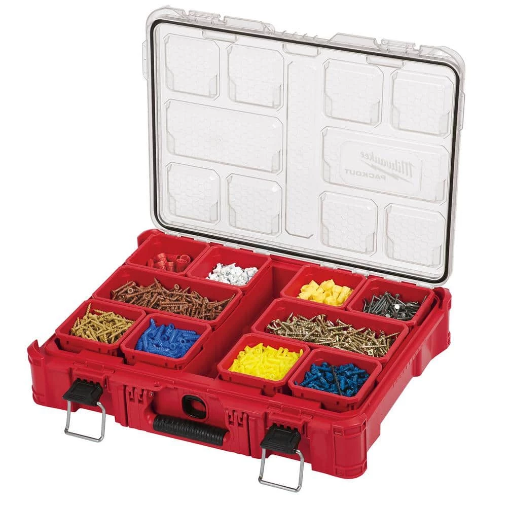 Milwaukee PACKOUT 11-Compartment Impact Resistant Portable Small Parts Organizer 6 Milwaukee PACKOUT 11-Compartment Impact Resistant Portable Small Parts Organizer - Image 4