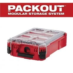 Milwaukee PACKOUT 5-Compartments Small Parts Organizer -Tool Storage Online Shop red milwaukee modular tool storage systems 48 22 8435 d4 1000
