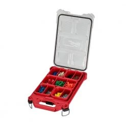 Milwaukee PACKOUT 5-Compartment Low-Profile Compact Small Parts Organizer (5-Pack) -Tool Storage Online Shop red milwaukee modular tool storage systems 48 22 8436x5 1d 1000