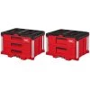 Milwaukee PACKOUT 22 in. 3-Drawer and 2-Drawer -Tool Storage Online Shop red milwaukee modular tool storage systems 48 22 8443 8442 64 1000