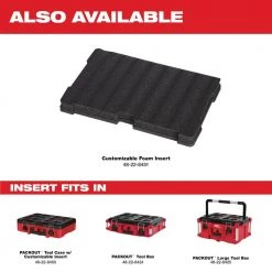 Milwaukee PACKOUT 16 in. Portable Modular Tool-Box Case with Customizable Insert -Tool Storage Online Shop red milwaukee modular tool storage systems 48 22 8450 4f 1000