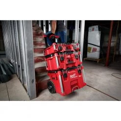 Milwaukee PACKOUT 22 in. Rolling Tool Box, 22 in. Large Tool Box and 22 in. Medium Tool Box -Tool Storage Online Shop red milwaukee modular tool storage systems 8426 8425 8424 c3 1000
