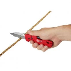 Milwaukee 10 in. Jobsite Tool Backpack with Fastback 5-in-1 Folding Knife with 3 in. Blade (2-Piece) -Tool Storage Online Shop red milwaukee tool bags 48 22 8200 48 22 1540 4f 1000