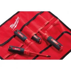 Milwaukee 10 in. Jobsite Backpack with 1000-Volt Insulated Screwdriver Set and Pouch (4-Piece) -Tool Storage Online Shop red milwaukee tool bags 48 22 8200 48 22 2204 40 1000