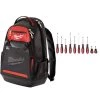 Milwaukee 10 in. Jobsite Tool Backpack with Screwdriver Set (11-Piece) 2 Milwaukee 10 in. Jobsite Tool Backpack with Screwdriver Set (11-Piece) -Tool Storage Online Shop red milwaukee tool bags 48 22 8200 48 22 2710 64 1000