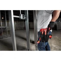 Milwaukee 10 in. Jobsite Tool Backpack with Screwdriver Set (11-Piece) -Tool Storage Online Shop red milwaukee tool bags 48 22 8200 48 22 2710 fa 1000