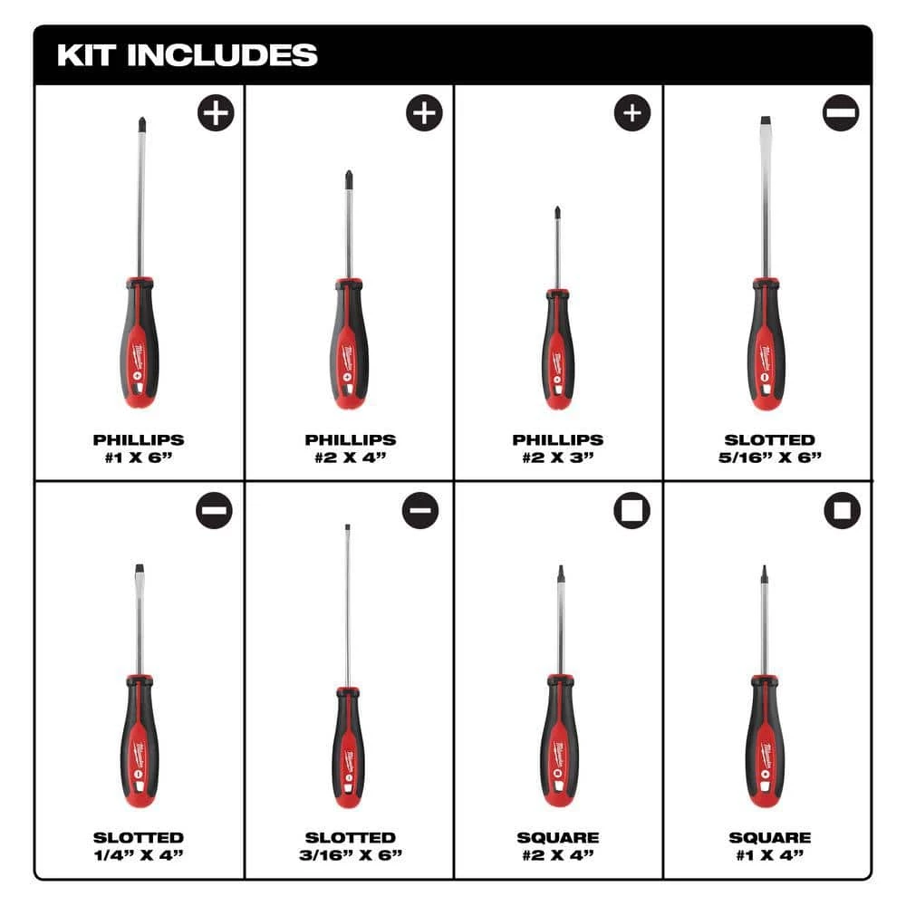 Milwaukee Jobsite Backpack with Screwdriver Set (8-Piece) 14 Milwaukee Jobsite Backpack with Screwdriver Set (8-Piece) - Image 13