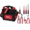 Milwaukee 15 in. PACKOUT Tote & Electrician Hand Tool Set (9-Piece) -Tool Storage Online Shop red milwaukee tool bags 48 22 8315 48 22 6100 48 22 3079 64 1000