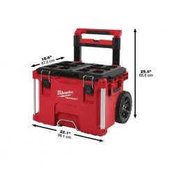 Milwaukee PACKOUT Rolling Tool Box with Tote and Organizers -Tool Storage Online Shop red milwaukee tool bags 48 22 8315 48 22 8435 48 22 8430 48 22 8 44 1000