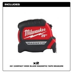 Milwaukee Adjustable Electricians Work Belt with 25 ft. x 1 in. Compact Magnetic Tape Measure (2-Pack) 18 Milwaukee Adjustable Electricians Work Belt with 25 ft. x 1 in. Compact Magnetic Tape Measure (2-Pack) -Tool Storage Online Shop red milwaukee tool belts 48 22 8110 48 22 0325g 1d 1000
