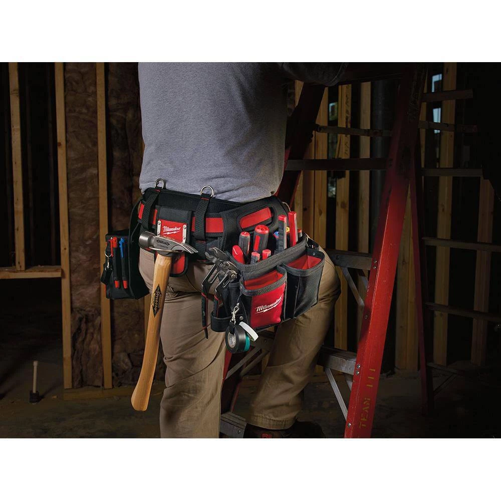 Milwaukee Adjustable Electricians Work Belt with 25 ft. x 1 in. Compact Magnetic Tape Measure (2-Pack) 10 Milwaukee Adjustable Electricians Work Belt with 25 ft. x 1 in. Compact Magnetic Tape Measure (2-Pack) - Image 8