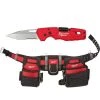 Milwaukee Adjustable Electricians Work Belt with 5-in-1 Folding Knife -Tool Storage Online Shop red milwaukee tool belts 48 22 8110 48 22 1540 64 1000