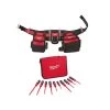 Milwaukee Electrician's Work Belt and 1000-Volt Insulated Screwdriver Set (10-Piece)