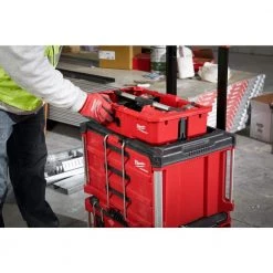 Milwaukee PACKOUT Tool Tray with Quick Adjust Dividers -Tool Storage Online Shop red modular tool storage systems 48 22 8045 d4 1000