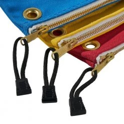 Klein Tools 3.5 in. Assorted Canvas Zipper Tool Bag (3-Pack) -Tool Storage Online Shop red yellow blue klein tools tool bags 5539cpak 1d 1000