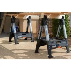 RIDGID 32 in. Adjustable Folding Sawhorse 20 RIDGID 32 in. Adjustable Folding Sawhorse -Tool Storage Online Shop ridgid saw horses 230710 1d 1000 1