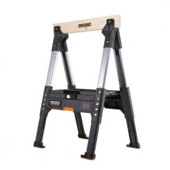RIDGID 32 in. Polypropylene Folding Sawhorse with Adjustable Metal Legs 21 RIDGID 32 in. Polypropylene Folding Sawhorse with Adjustable Metal Legs -Tool Storage Online Shop ridgid saw horses 230710 31 1000