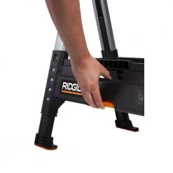 RIDGID 32 in. Adjustable Folding Sawhorse 24 RIDGID 32 in. Adjustable Folding Sawhorse -Tool Storage Online Shop ridgid saw horses 230710 4f 1000 1