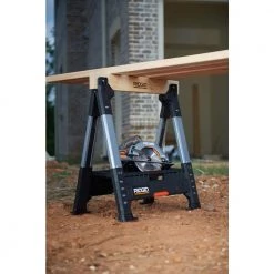 RIDGID 32 in. Adjustable Folding Sawhorse 22 RIDGID 32 in. Adjustable Folding Sawhorse -Tool Storage Online Shop ridgid saw horses 230710 77 1000 1