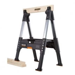RIDGID 32 in. Adjustable Folding Sawhorse 27 RIDGID 32 in. Adjustable Folding Sawhorse -Tool Storage Online Shop ridgid saw horses 230710 fa 1000 1