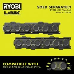 RYOBI LINK Tool Crate 27 RYOBI LINK Tool Crate -Tool Storage Online Shop ryobi green ryobi modular tool storage systems stm104 76 1000