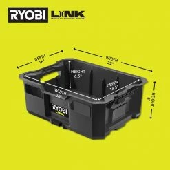 RYOBI LINK Tool Crate 19 RYOBI LINK Tool Crate -Tool Storage Online Shop ryobi green ryobi modular tool storage systems stm104 a0 1000