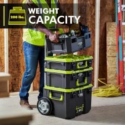 RYOBI LINK Rolling Tool Box -Tool Storage Online Shop ryobi green ryobi modular tool storage systems stm201 77 1000