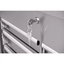 Husky 33 in. 4-Drawer Stainless Steel Mechanics Cart -Tool Storage Online Shop stainless steel tool carts houc3304jx1 77 1000