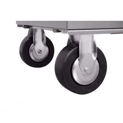 Husky 36 in. 3-Drawer with Solid Wood Top, Stainless Steel Utility Cart -Tool Storage Online Shop stainless steel tool carts houc3603bjx1 1d 1000